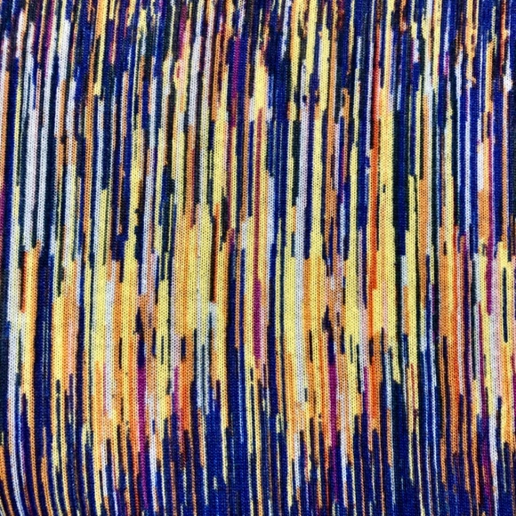 BCBMAXAZRIA Multicolored Tissue Tee Top - Picture 7 of 11